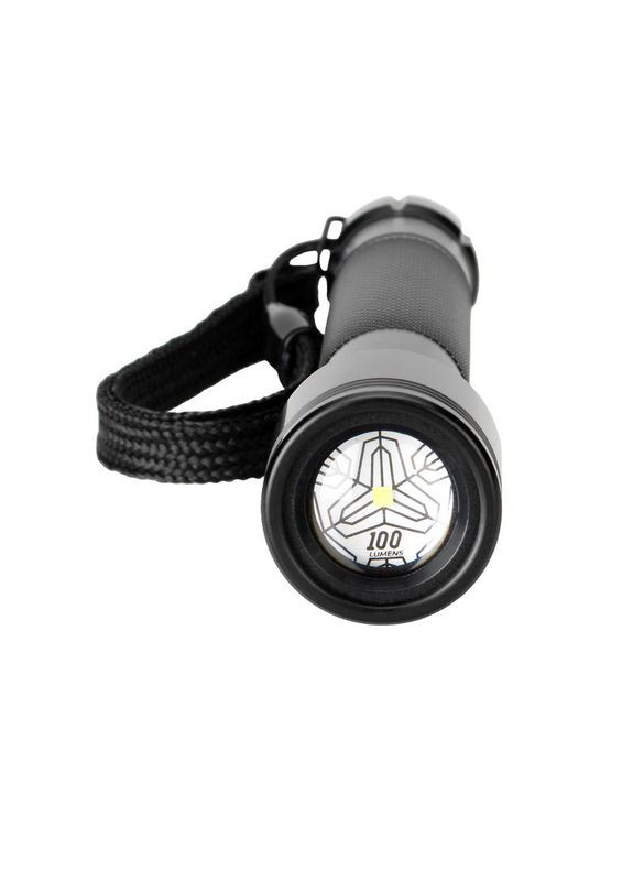 Ручной Фонарь для Охоты 100 Люмен на Батарейках Черный Solognac (336550307)