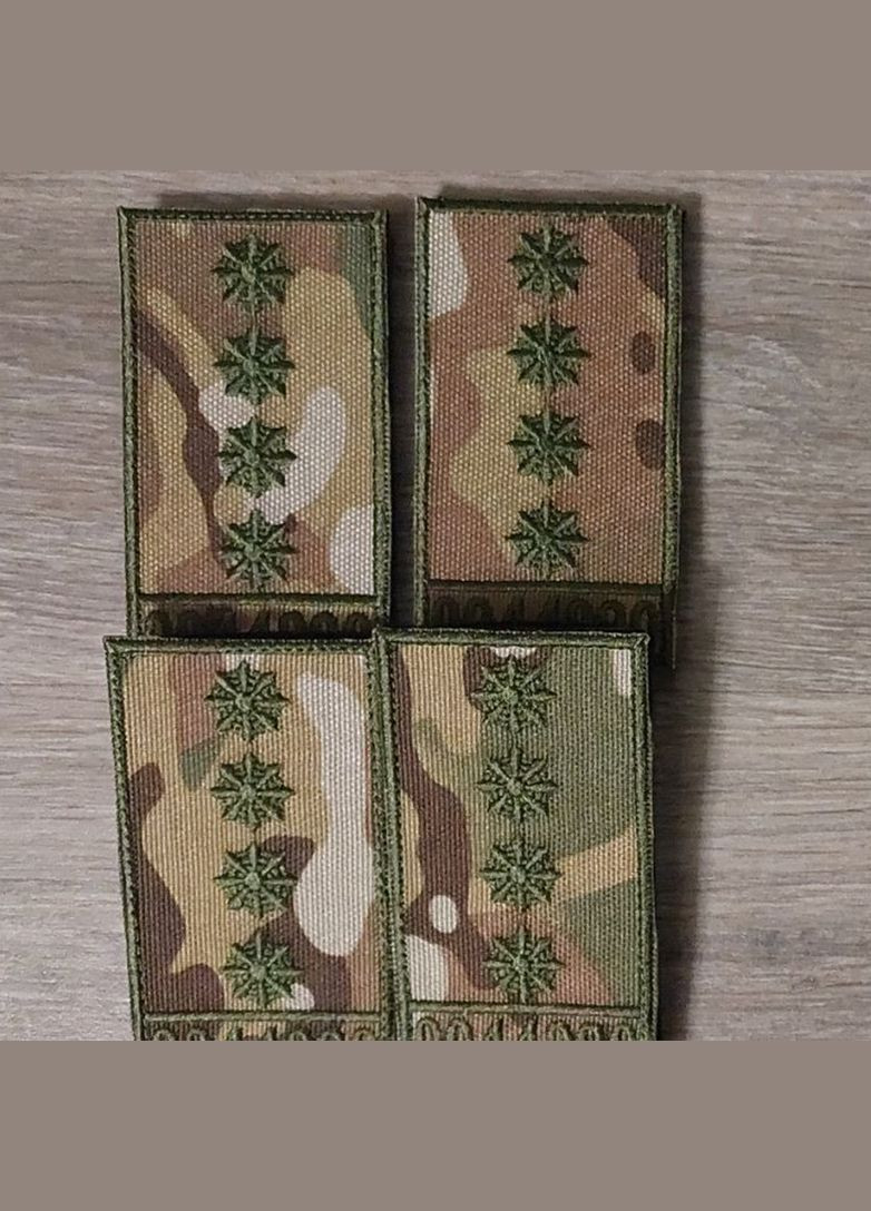 Шеврон Погон Поліції на світлому мультикамі з номером (КОРД) No Brand (336381632)