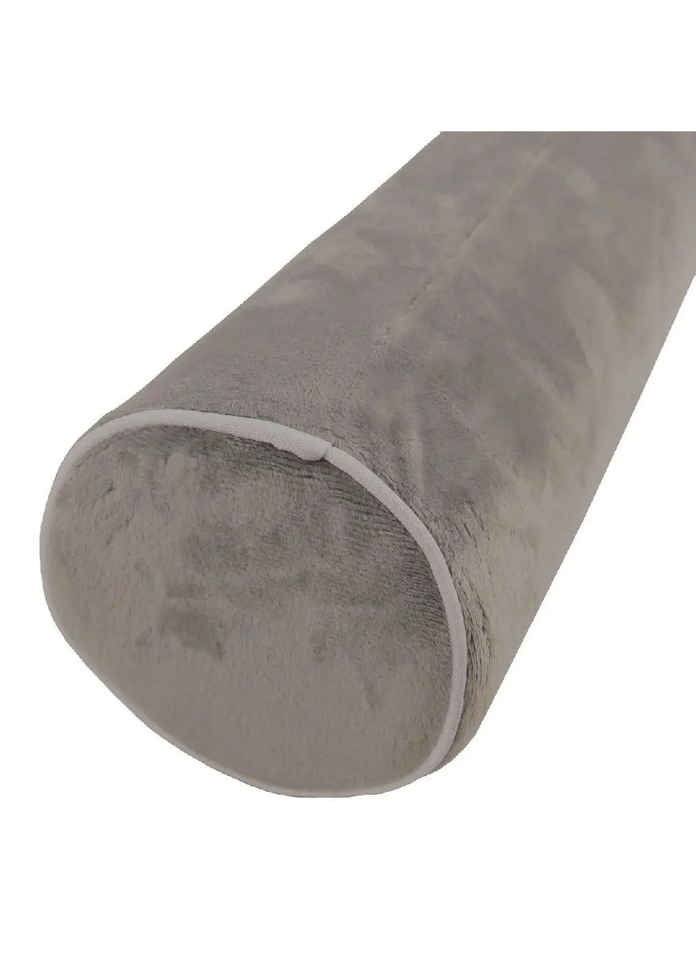 Ортопедическая подушка валик со съемным чехлом из дышащей велюровой ткани с пенным наполнителем 43x10 см (479498-Prob) Unbranded (321981323)