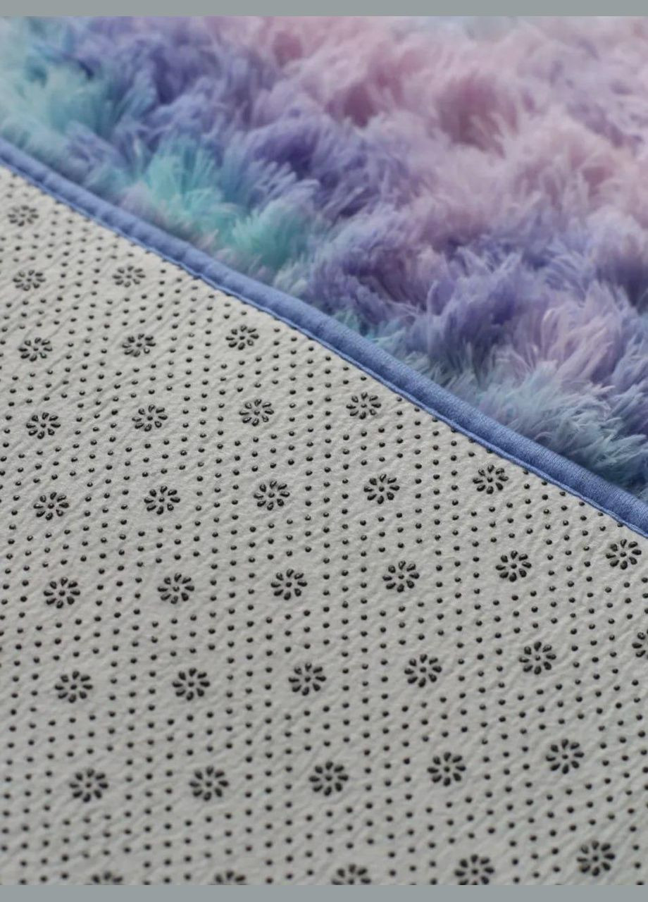 Коврик трава меховая ворсистая 90х180 Разноциетный (П4К-am-kulum-002) No Brand (323161139)