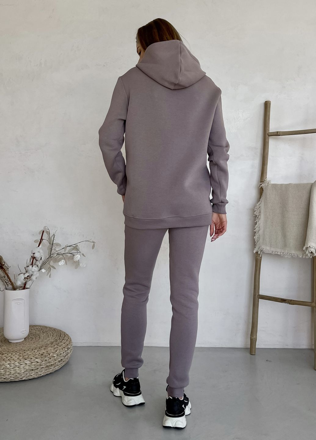 Тепле зимове жіноче худі на флісі (солоха в подарунок) Merlini Рона (304024264)