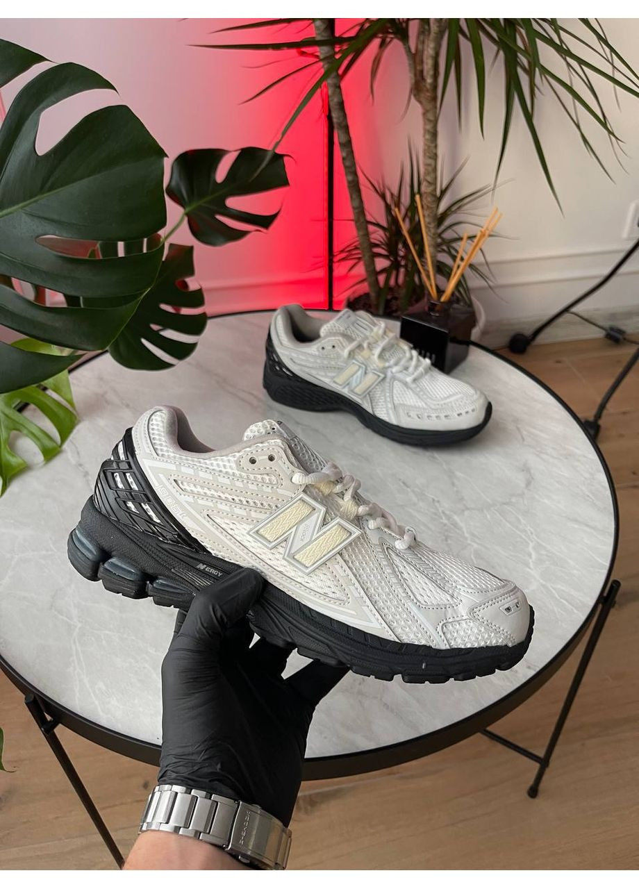 Кроссовки женские и мужские New Balance 1906 White Black | Нью Беланс 1906 белые No Brand белые демисезоны (356157628)