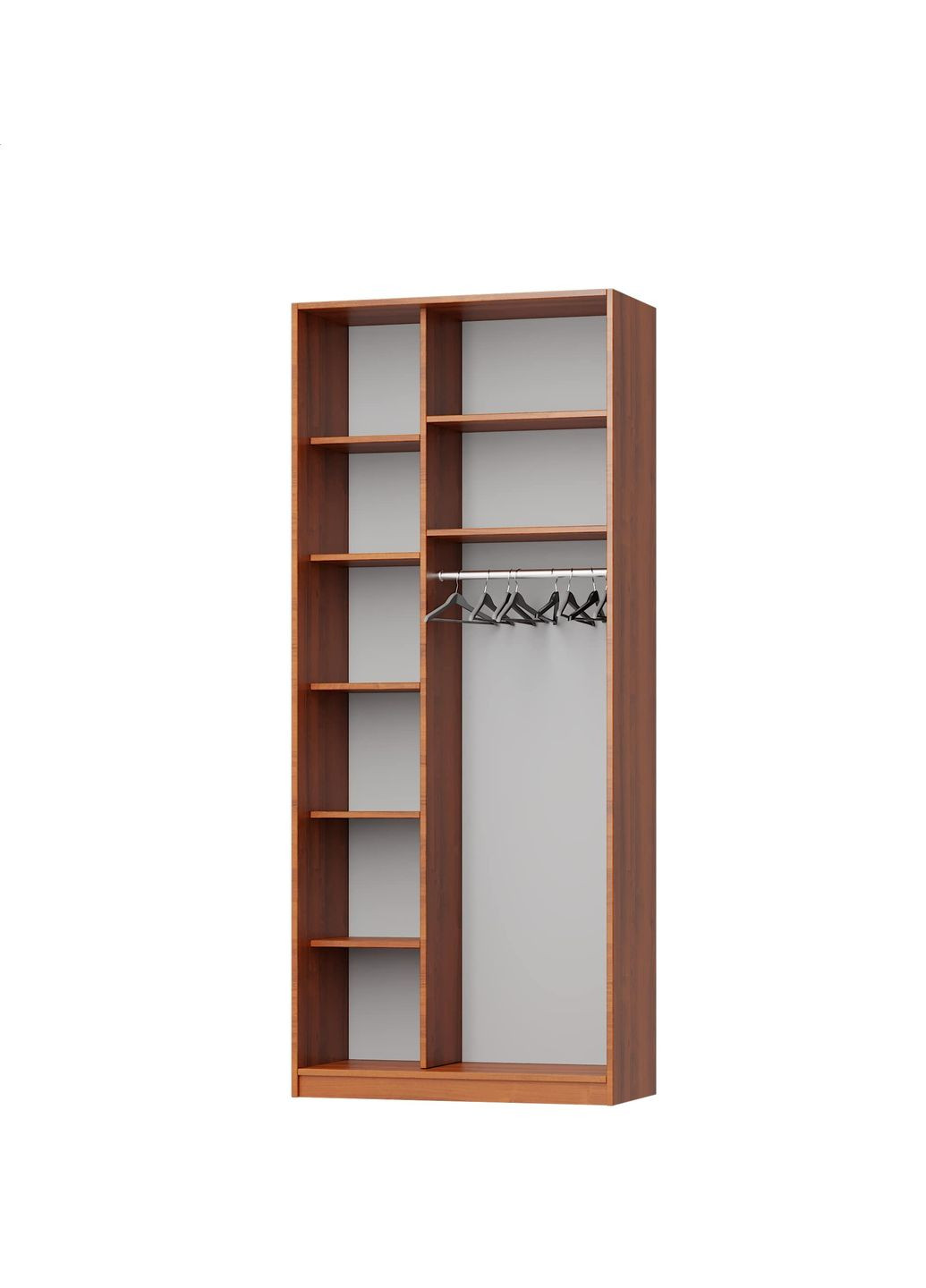 Шафа-купе дводверна Стандарт AL 2 Дзеркала 100x60x240 см (MBS-3888) MebelStar (359449454)