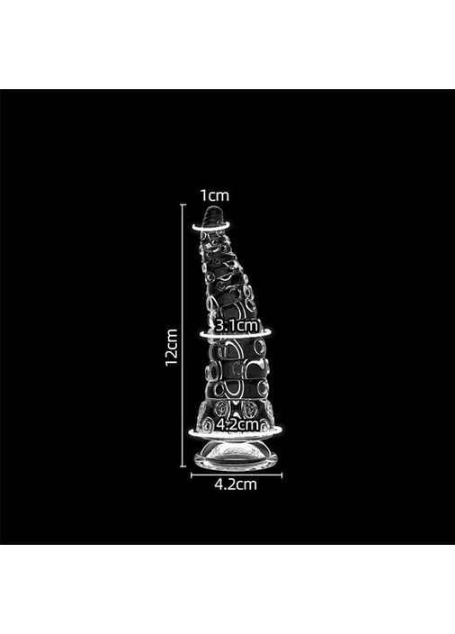 Анальный стимулятор на присоске в виде осьминога M 12*4.2 см. - Анальные игрушки No Brand (369609592)