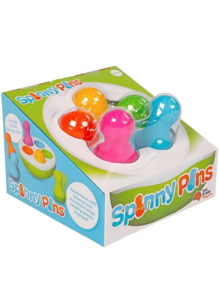 Сортер-балансир Spinny Pins Неваляшки (F248ML) Fat Brain Toys (323091557)