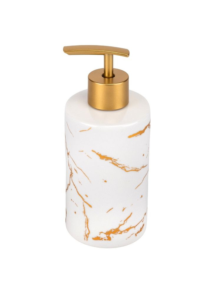 Набор для ванной комнаты 4 предмета керамика 9190-011 с золотом No Brand (346533632)