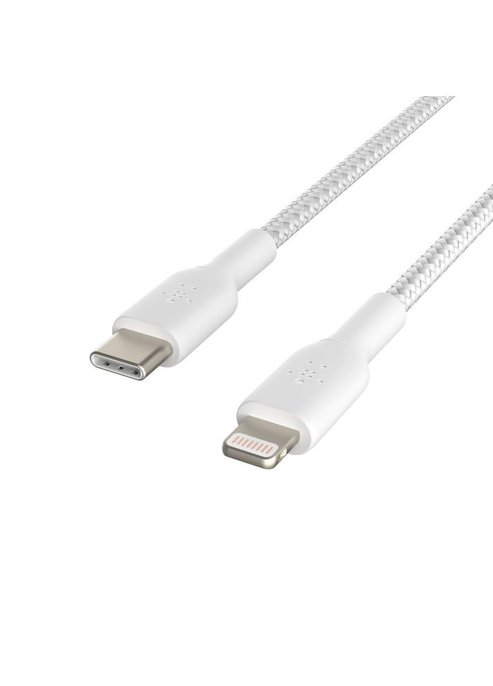 USB-С - Lightning, BRAIDED[1m, white] Belkin (316657939)