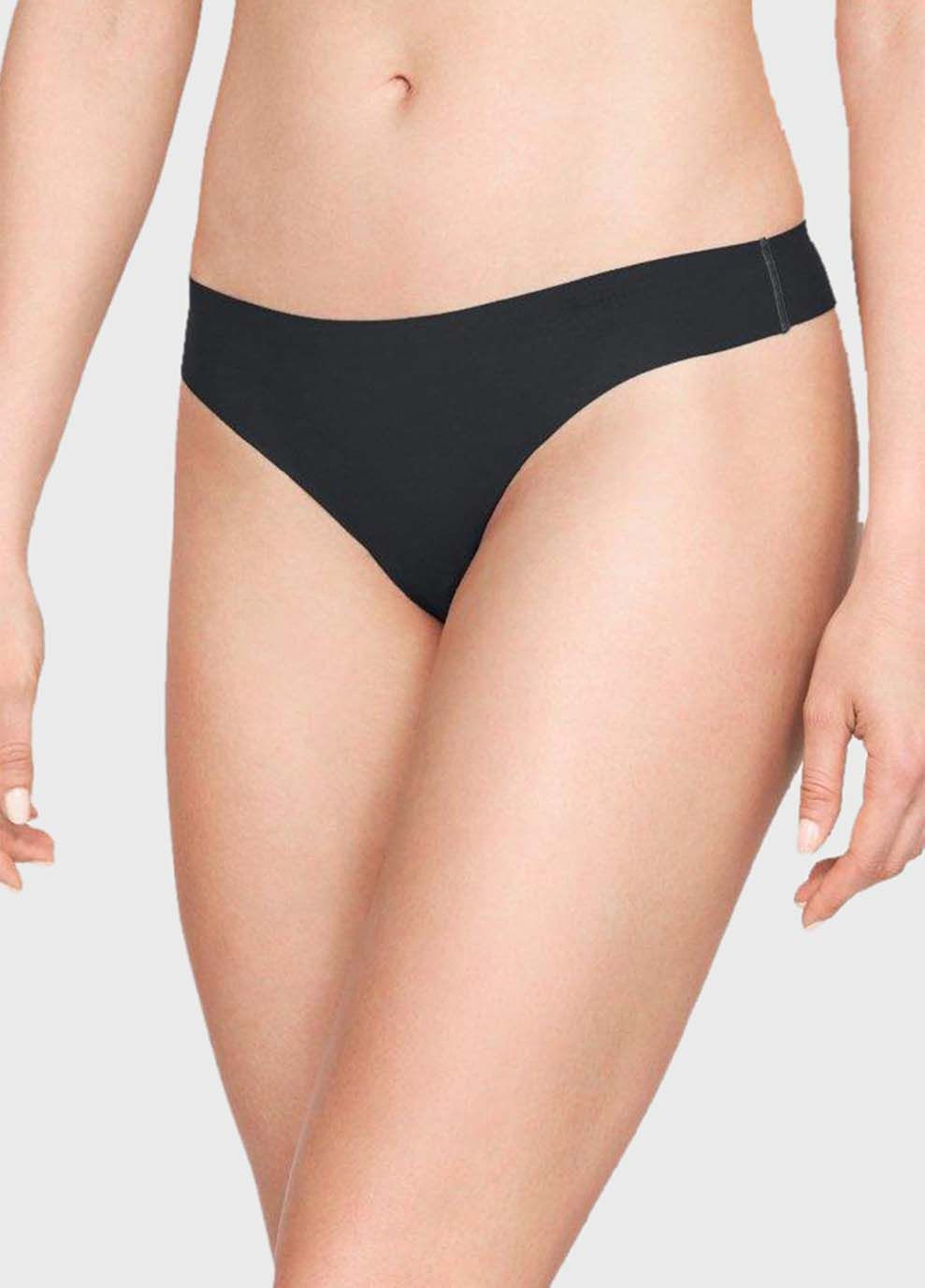 Жіночі Труси PS Thong 3Pack Чорний Under Armour (302248438)