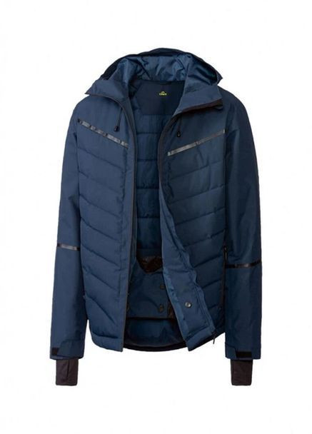 Темно-синя зимня чоловіча лижна термокуртка Crivit