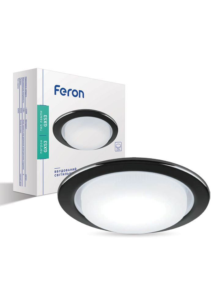 Встраиваемый светильник DL53 под лампу хром (01822) Feron (370251435)