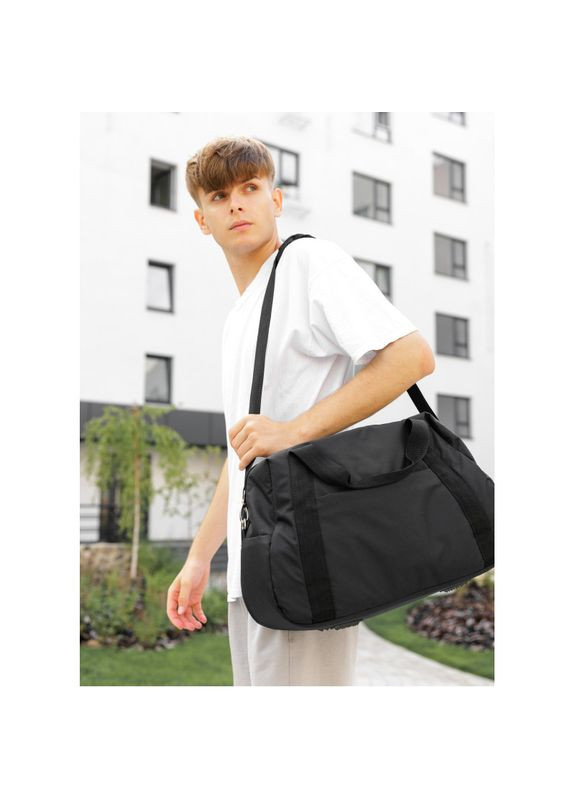 Чоловіча спортивна сумка Vogue LQH чорна тканева Sambag (322870644)