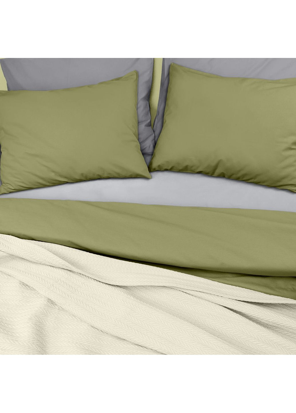 Плед-покривало косичка 160х230 см Biscotti Knitted Braid Бежевий Cosas (369668465)