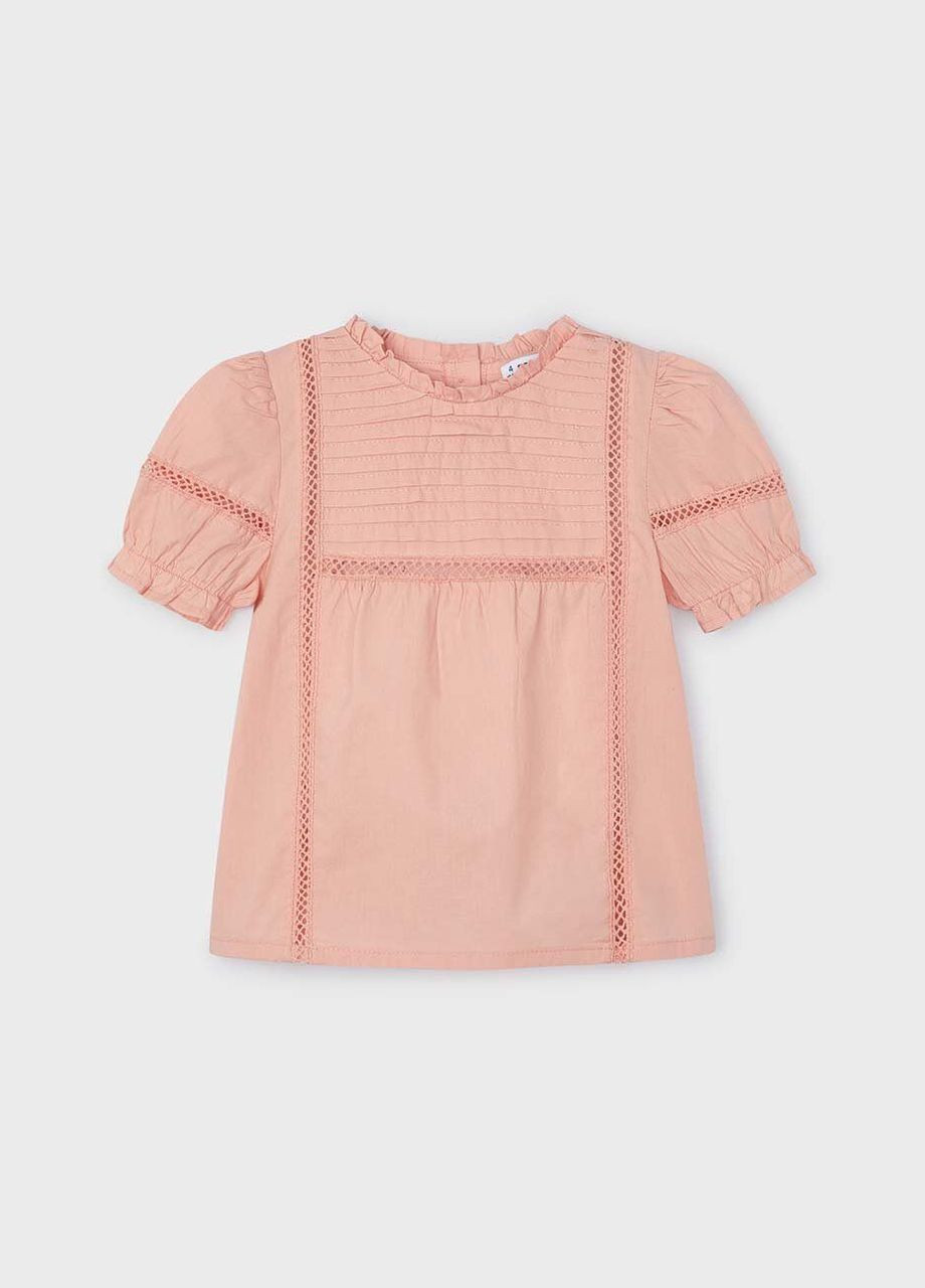 Персиковая блузка Mayoral