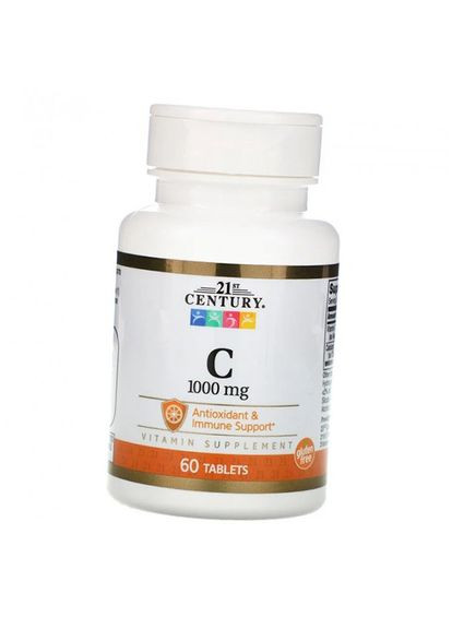 Витамин С, Аскорбиновая кислота, Vitamin C 1000, 60таб (36440072) 21st Century (322727183)