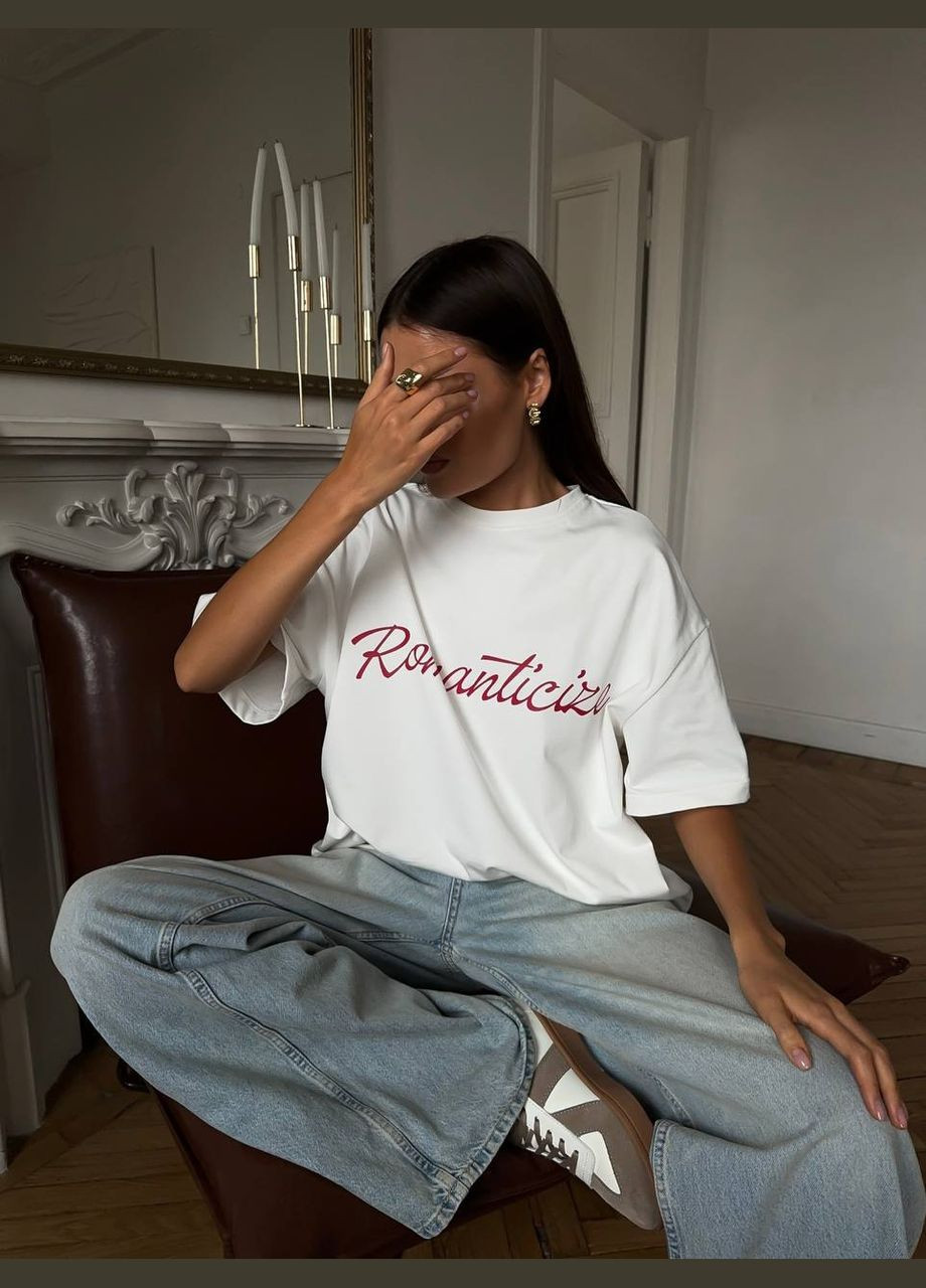 Футболка базова з написом Adelante - (321999815)