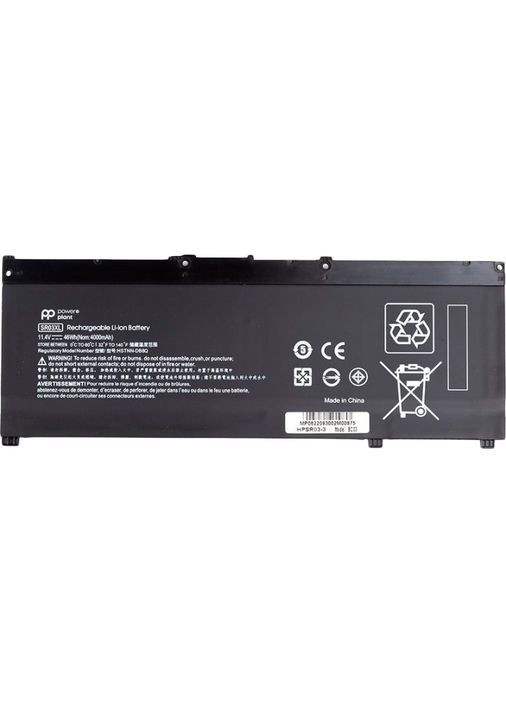 Акумулятор для ноутбуків HP Envy X360 15-cn0000 Series (SR03XL) 11.4V 4000mAh (NB461936) PowerPlant (323127962)