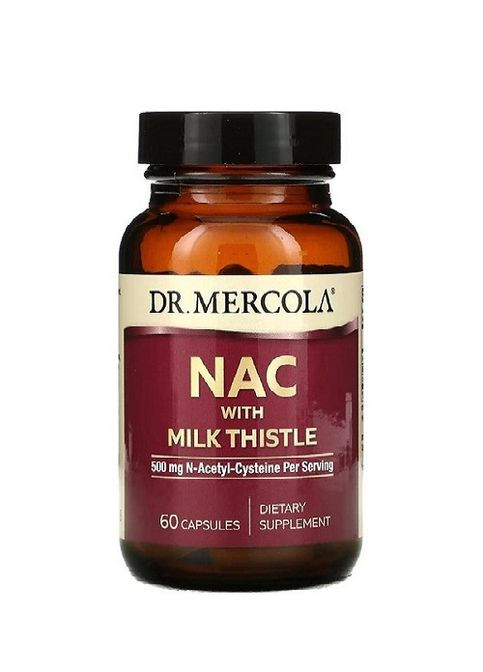NAC with Milk Thistle 60 Caps Dr. Mercola (301474652)