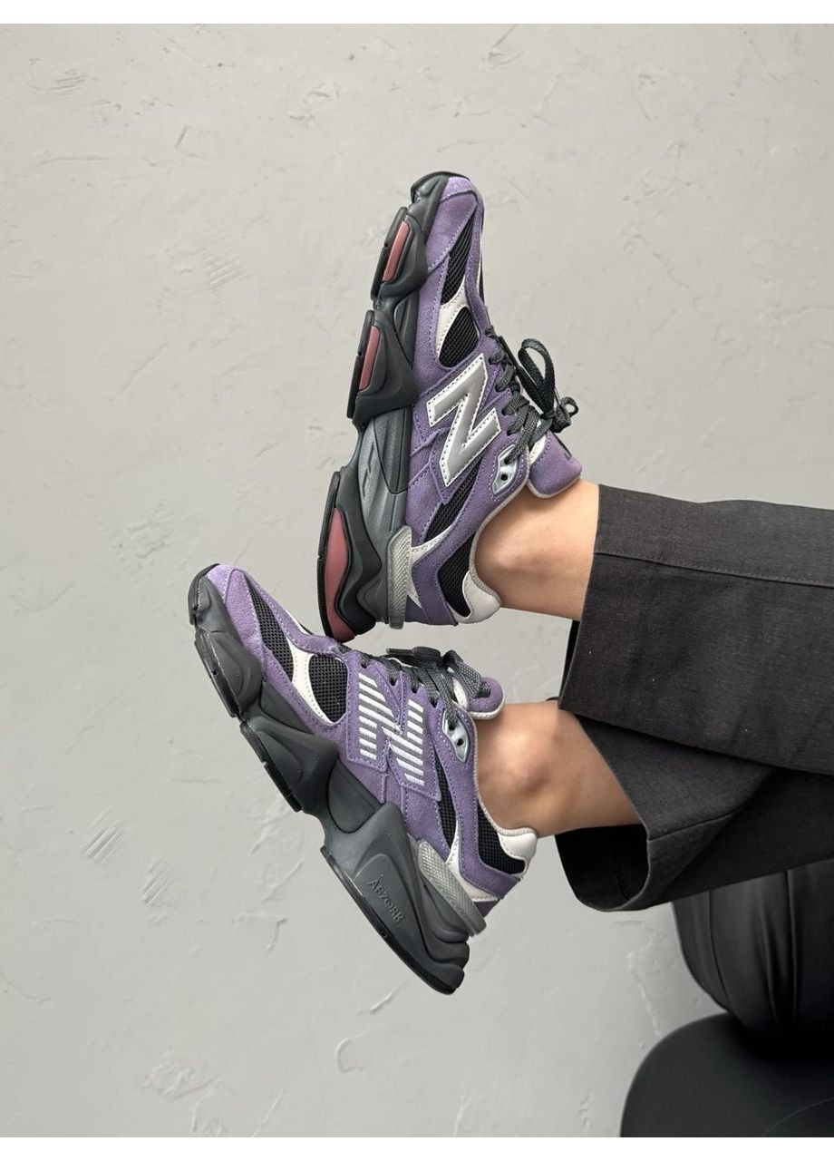 Белые демисезонные кроссовки мужские new balance 9060 violet noir нью беланс 9060 No Brand