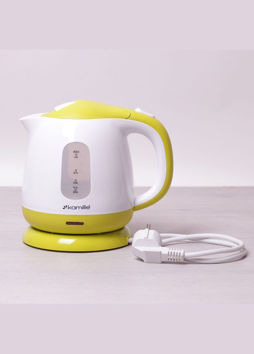 Чайник електричний 1 літр (без запаху пластику) KM-1719A Kamille (346600499)