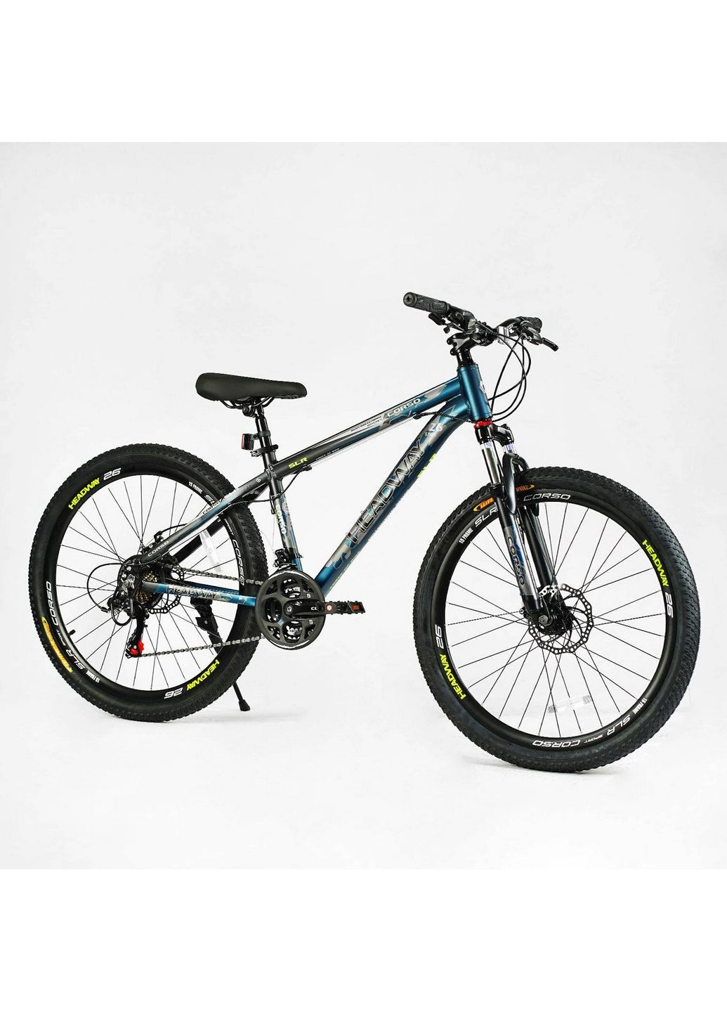 Велосипед спортивный, "HEADWAY", 21 скоростей, алюминиевая рама, переключатели Shimano Corso (288183620)