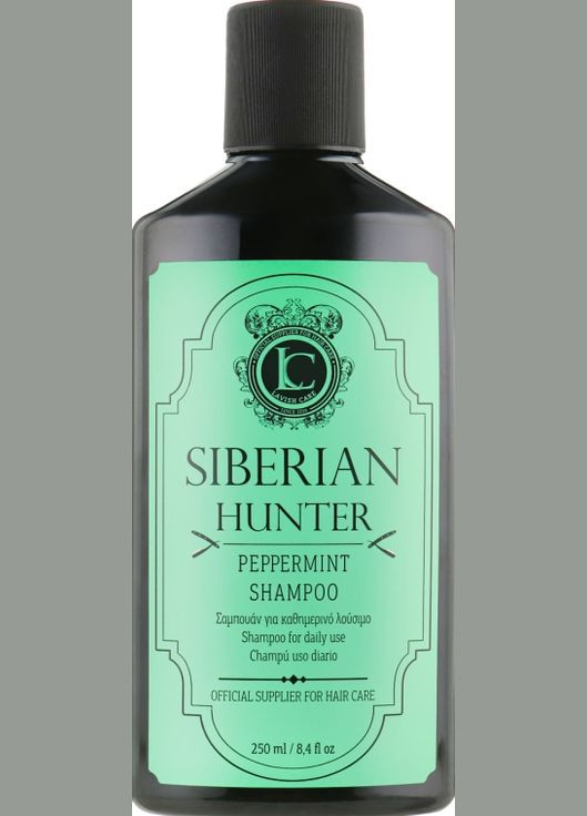Шампунь для ежедневного использования Siberian Hunter Peppermint Shampoo 1000ml (606289-91397) Lavish Care (368637900)