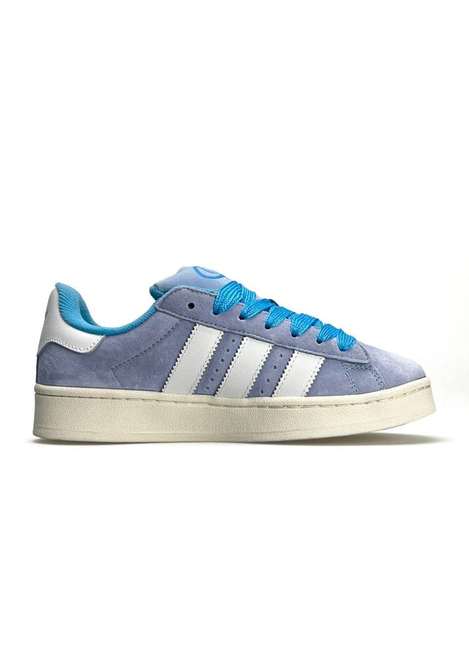 Кросівки жіночі Adidas No Brand Campus 00S New Blue White блакитні демісезони (315773831)