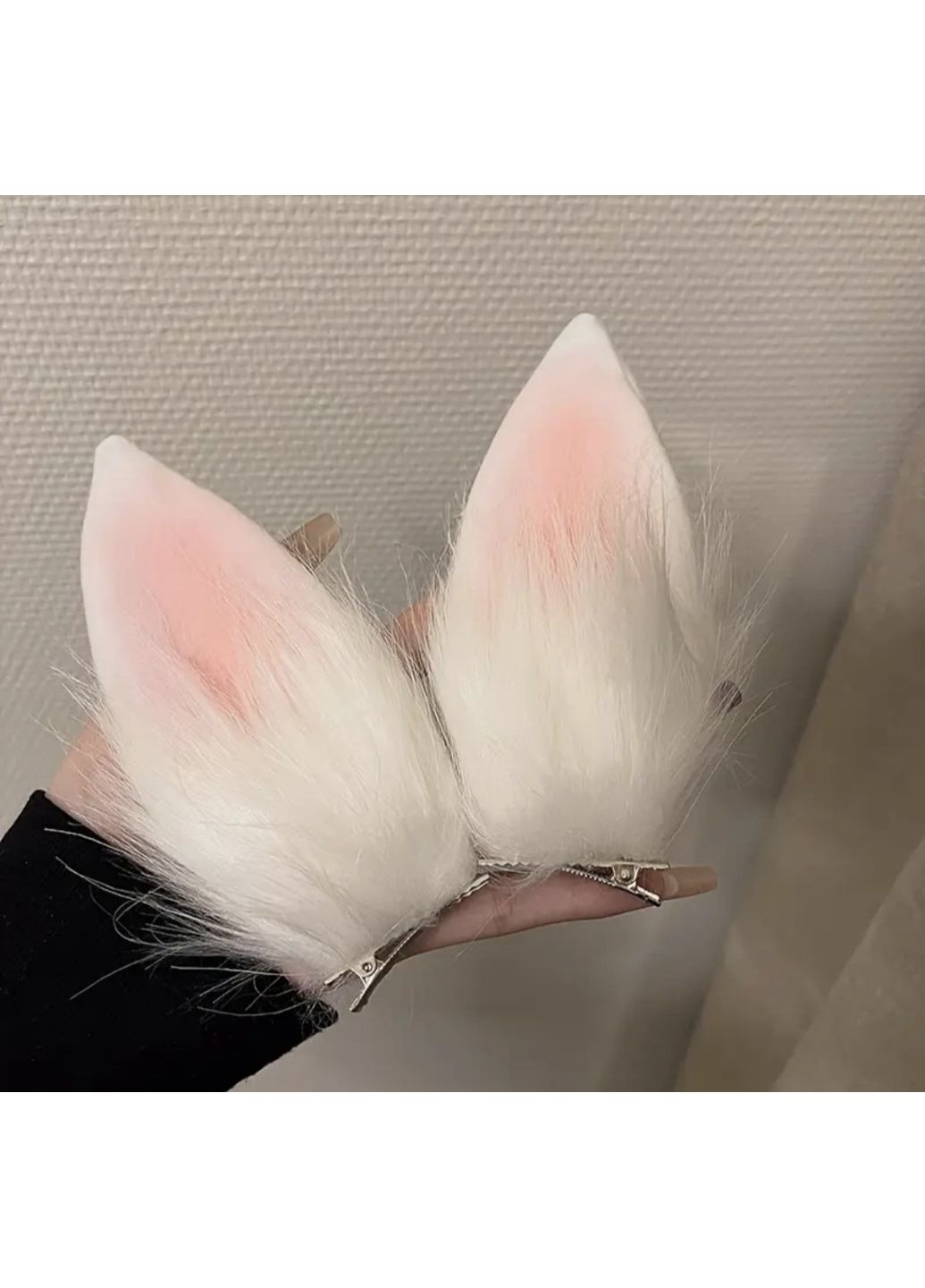 Заколки-зажимы "Ушки кролика" 2 шт China (368831807)