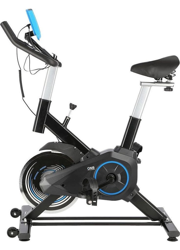 Велотренажер спиннинговый механический SW2501 One Fitness синий HMS (332202182)