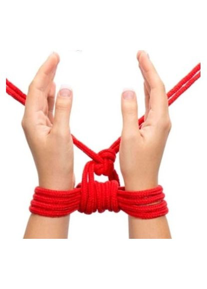 Мотузка для бондажу Blaze Deluxe нейлонова, червона, 5 м Dream Toys (302496367)