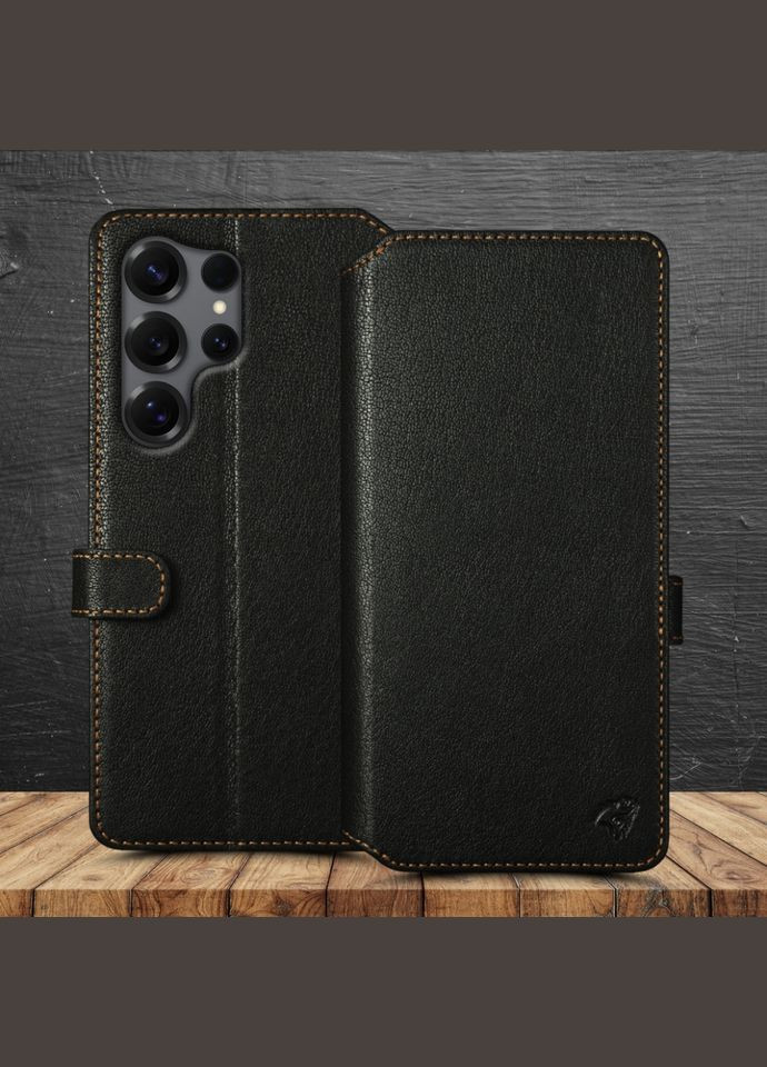 Чехол-портмоне Premium Wallet для Samsung Galaxy S25 Ultra Чёрный (78617) Stenk (328082669)