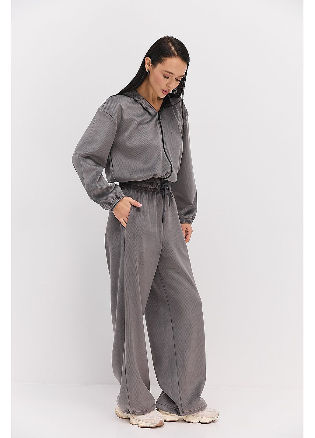 Жіночий спортивний костюм з вельвету на флісі Arjen (370984603)