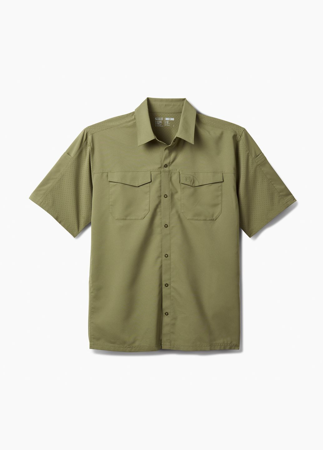 Тактическая рубашка с коротким рукавом 5.11 Freedom Flex Woven S/S Covert Green 5.11 Tactical (324444812)