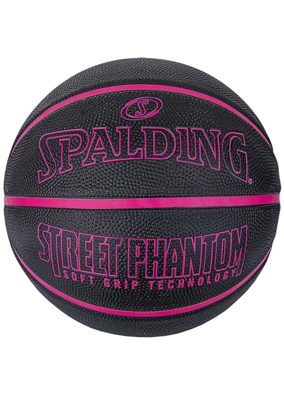 М'яч баскетбольний гумовий №7 Phantom Black/Pink Spalding (302286778)