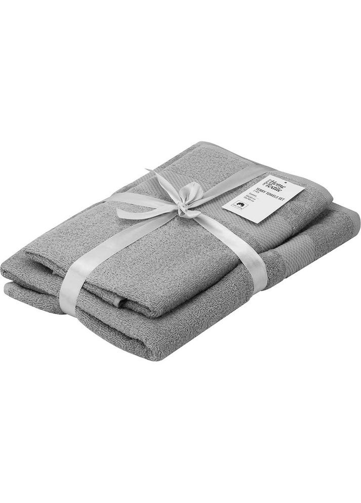 Набір рушників Essence 2шт (ART2358GR) Ardesto сірий