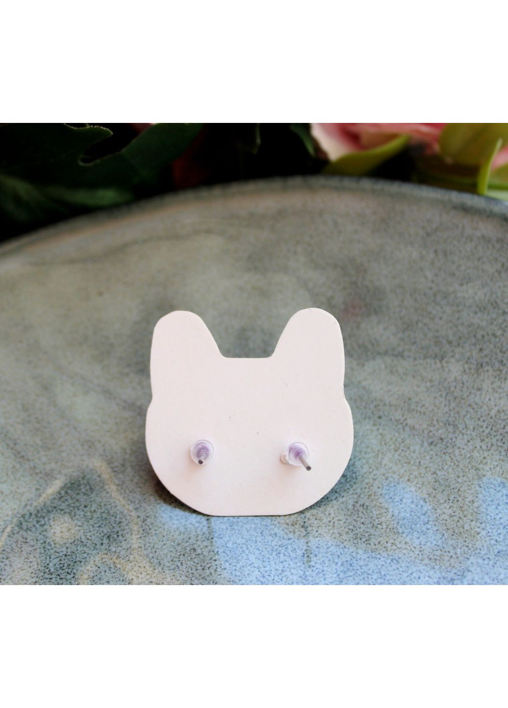 Сережки гвоздики " Фіолетові перлини" No Brand (364122419)