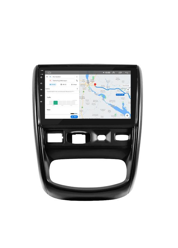 Штатна магнітола для Renault Duster I 2010-2015 екран 9" 4/64Gb/4G/ Wi-Fi/CarPlay Premium Android 1 шт. Lesko (336193267)