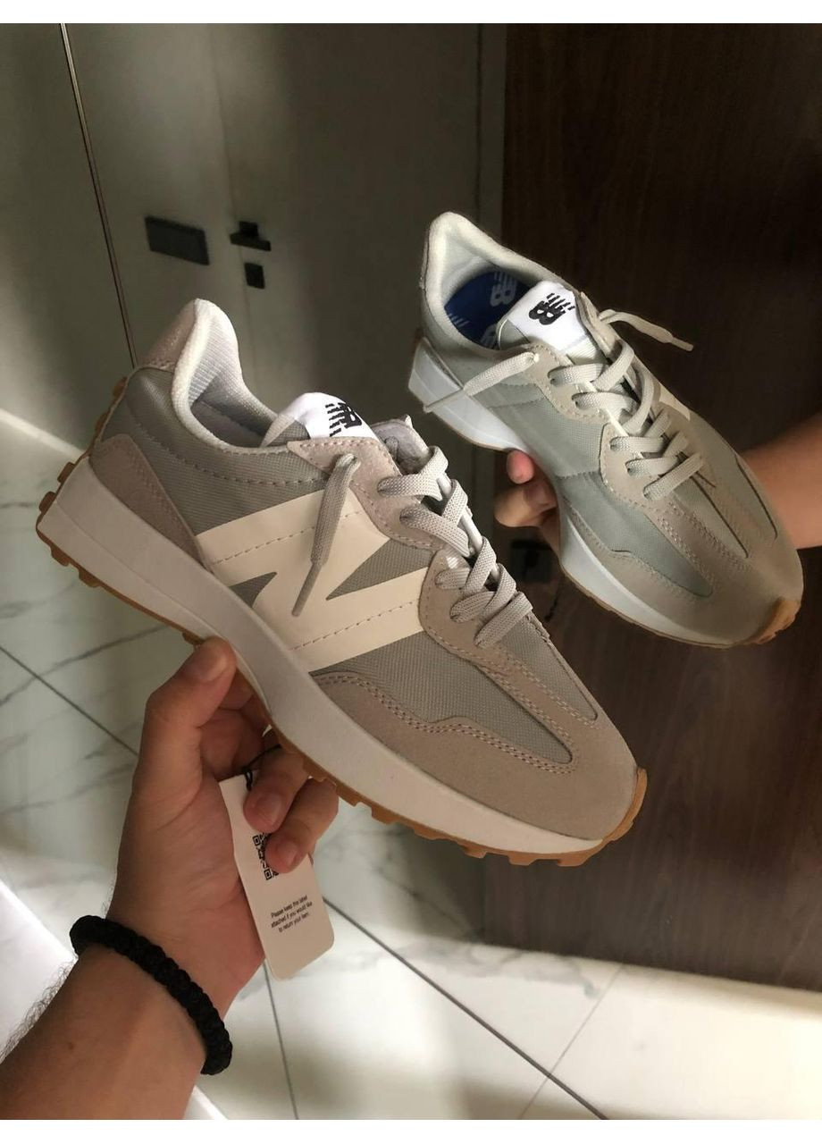 КРОСІВКИ ЖІНОЧІ NEW BALANCE 327 IVORY GREY НЬЮ БЕЛАНС 327 No Brand сірі демісезони (367167030)