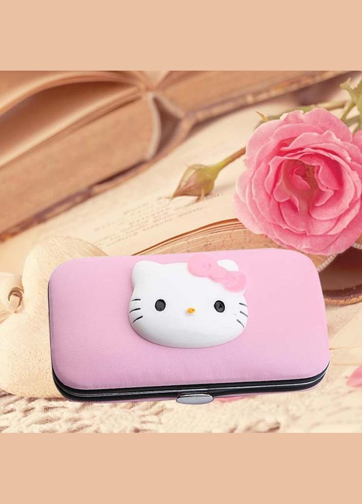 Набір манікюрний для дітей у футлярі Hello Kitty рожевий (OK0059_1) No Brand (316026781)
