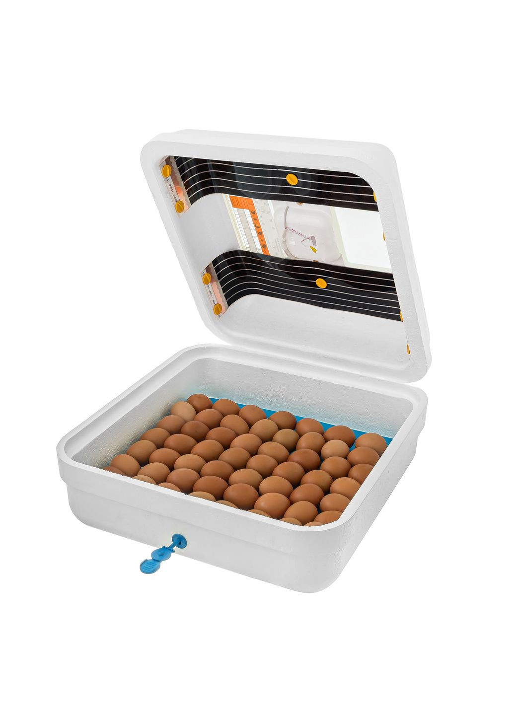 Инкубатор « Smart» на 70 яиц (аналоговый терморегулятор) с механическим переворотом Рябушка (300101213)