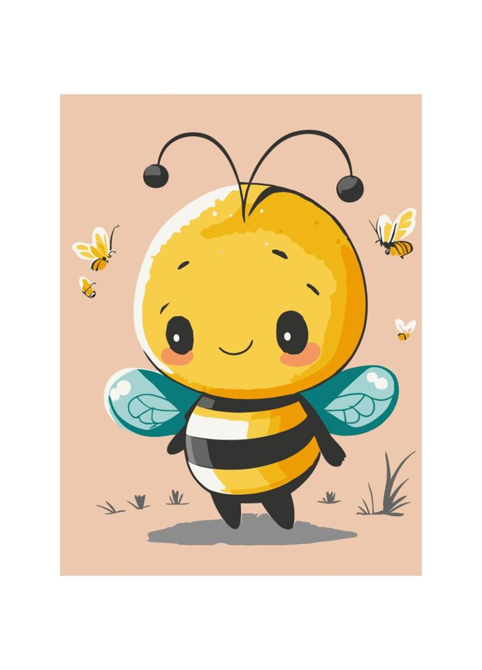 Картина по номерам "Маленькая пчелка" 15587-AC Art Craft (369742703)