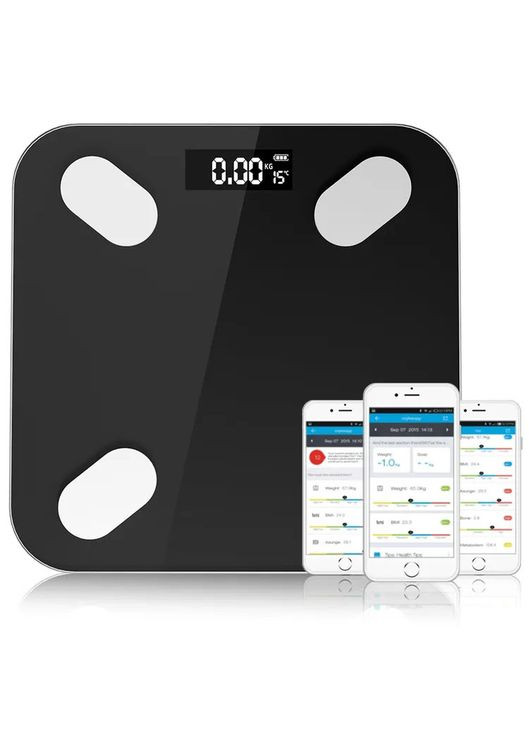 Смарт ваги для підлоги, електронні MS-2017A з додатком на телефон, до 180 кг Domotec (364664325)