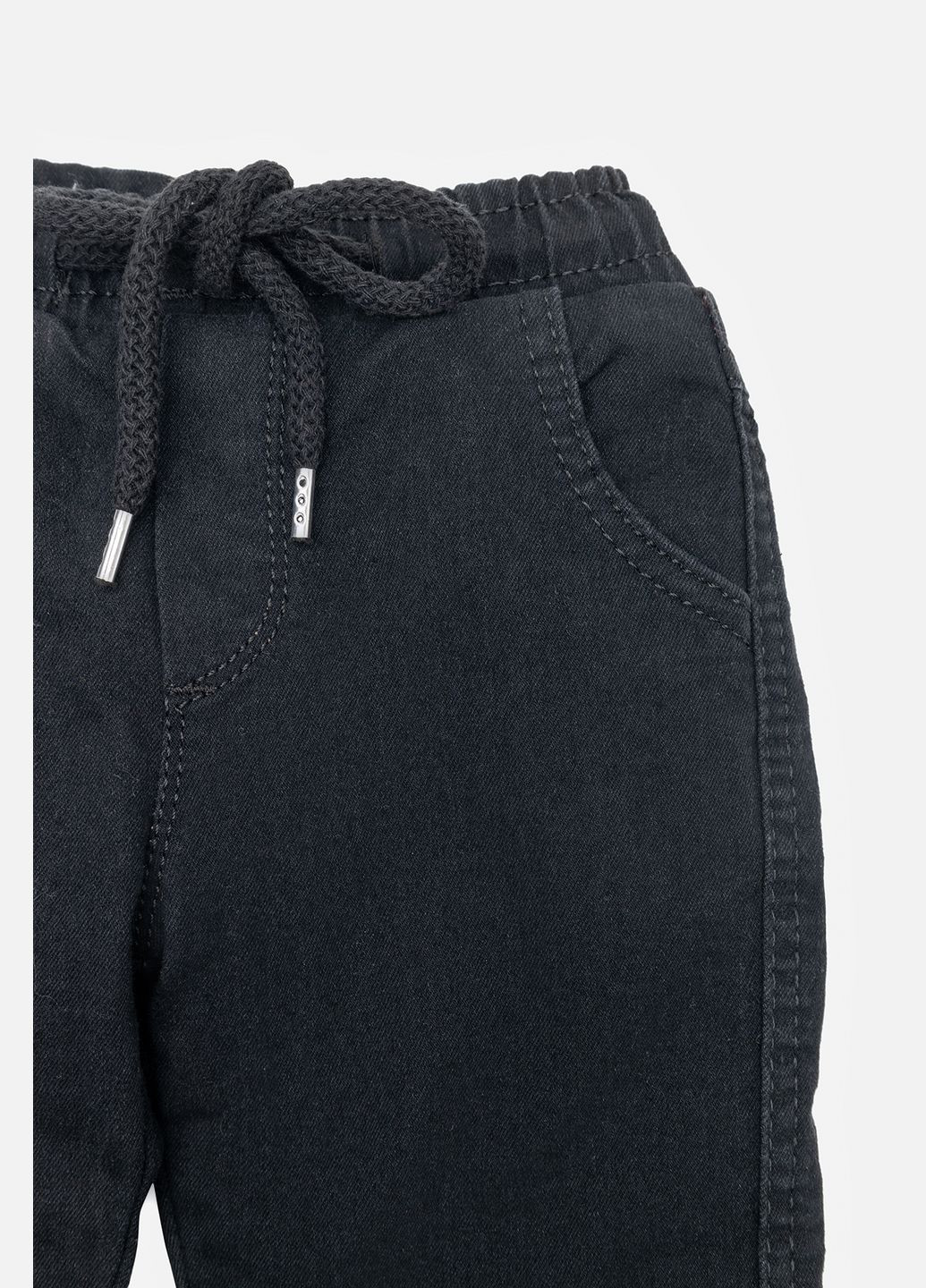 Черные зимние джинсы для мальчика цвет черный cb-00200402 PASAcan