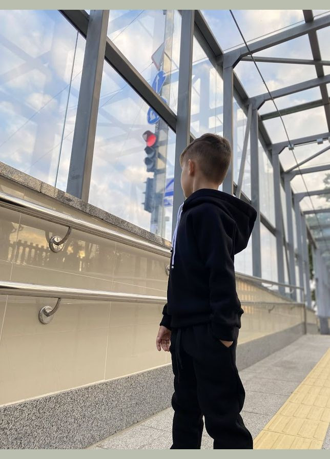 Чорний зимній костюм для хлопчика hc (h001-6314-025-4) No Brand