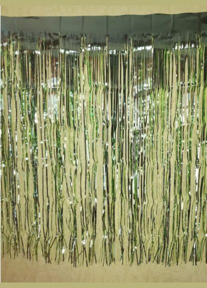 Дождик для фотозоны 1 м на 1 м салатовый Jannet Дощик (316296263)