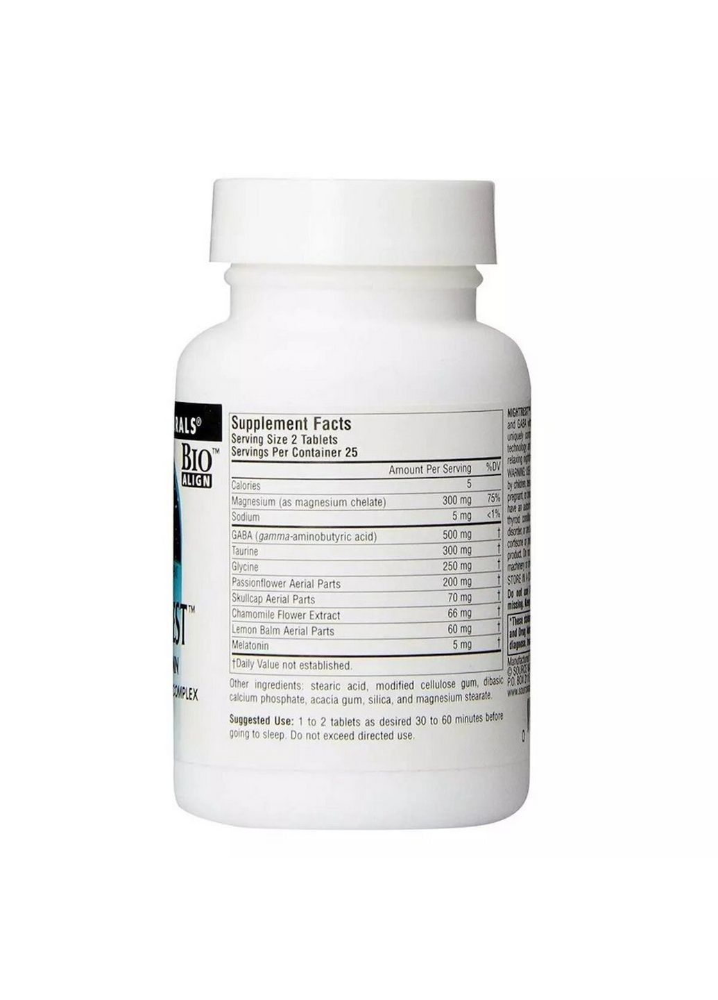 Натуральна добавка Sleep Science NightRest Melatonin, 50 таблеток Source Naturals (293340840)
