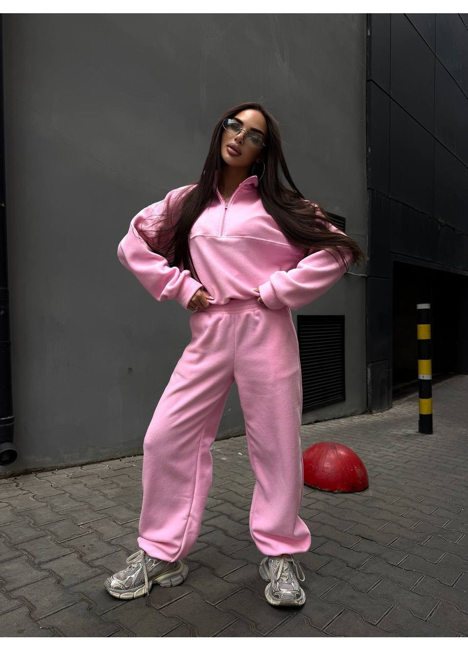 Костюм 775 двухсторонний флис Полар,теплый, брюки и кофта с затяжками. Україна (368544179)