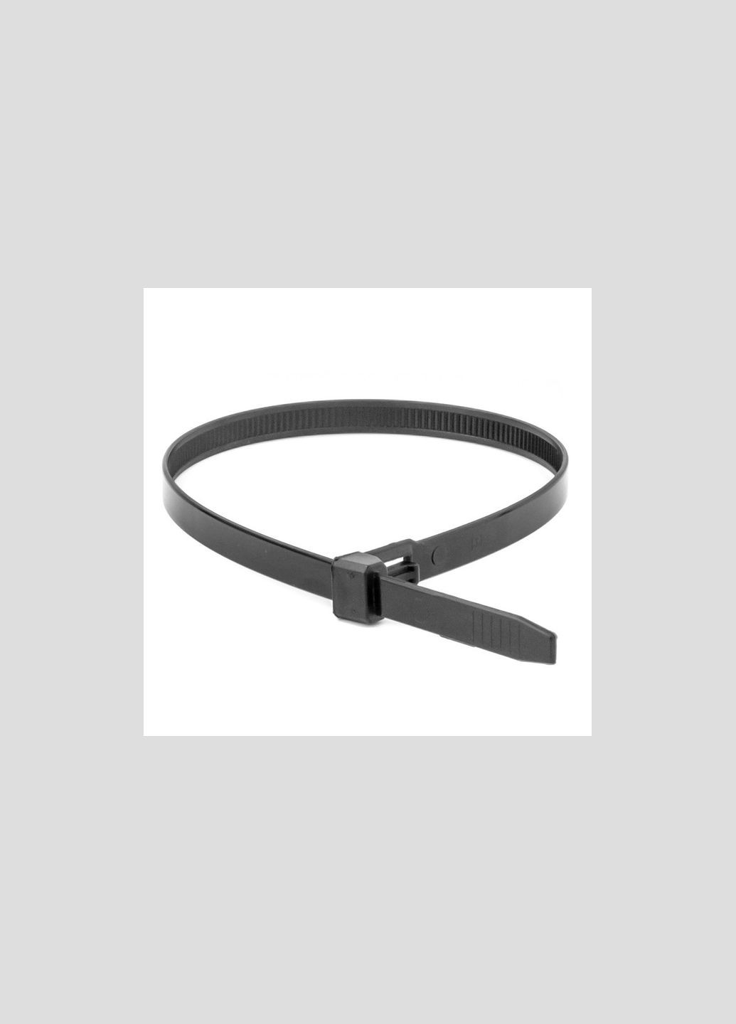 Кабельна стяжка (хомут) 7,5х200мм багаторазова поліамід 6.6 (1шт.) [25350] Quadro ДКС (344537234)