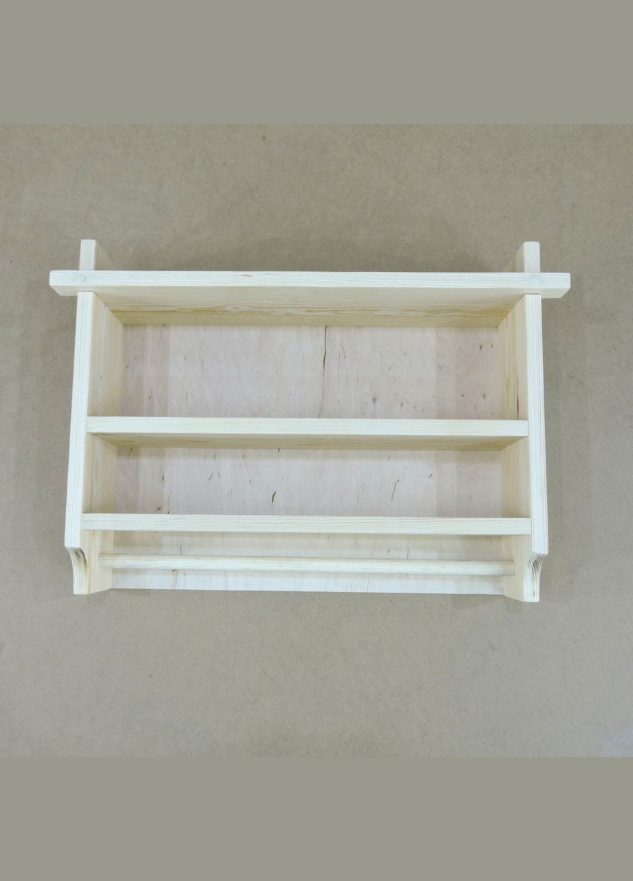 Полка для ванной из дерева Баден бланже (ВНП-003001) No Brand (328091976)