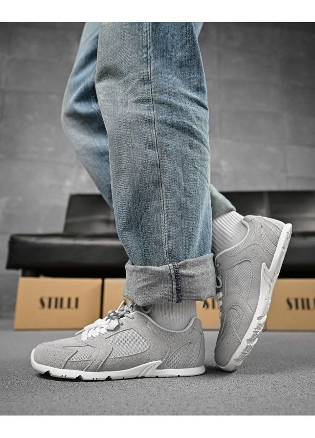 Женские кроссовки miuu leral black grey No Brand серые демисезоны (346392794)