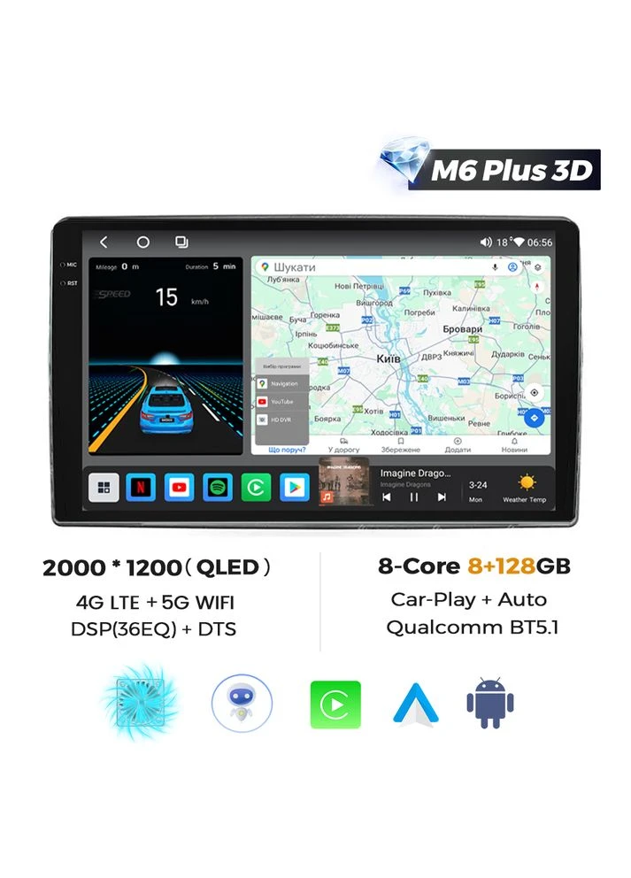 Штатная магнитола M6 Plus Honda Element (2002-2011) CarPlay QleD Mekede Civic (384279113)